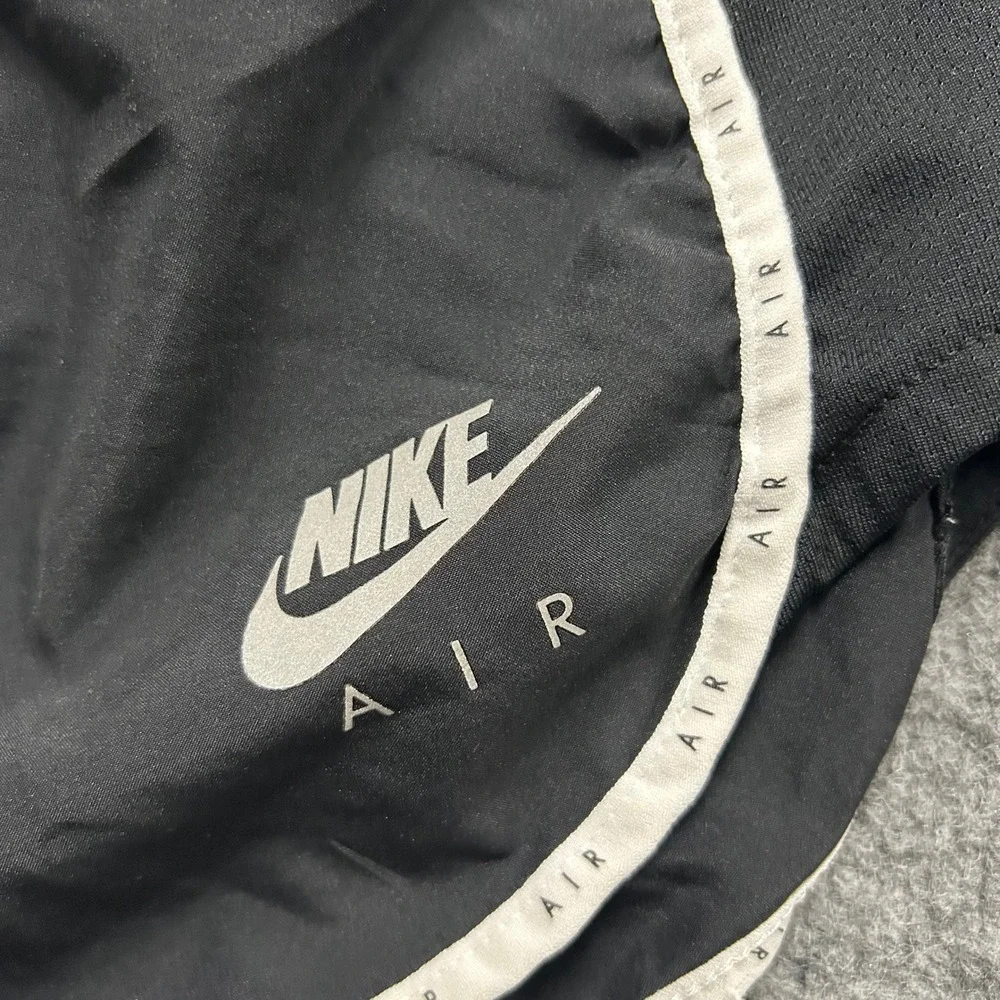 Nike Athletic Shorts Womens Size M Black Air Dri-Fit Logo Running Performance